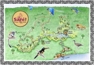 Sani Lodge map